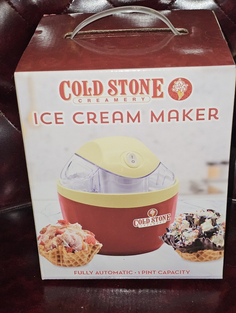 Cold Stone Creamery Ice Cream Maker Machine 1 Pint Capacity